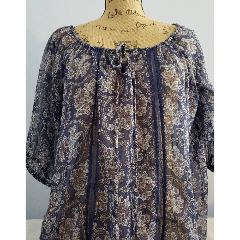 Massimo Supply Co Womans‎ Blouse Size Large